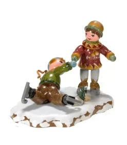 Hubrig, figurines pour enfant Village De Noël Miniature|Village De Noël Miniature, Patineurs