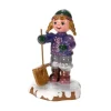 Hubrig, figurines pour enfant Village De Noël Miniature|Village De Noël Miniature, Fillette Et Pelle À Neige