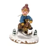 Hubrig, figurines pour enfant Village De Noël Miniature|Village De Noël Miniature, Garcon Sur La Luge