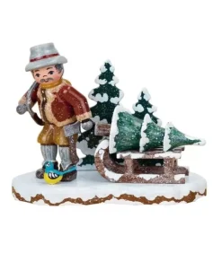 Hubrig, figurines pour enfant Village De Noël Miniature|Village De Noël Miniature, Bucheron