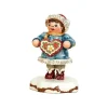 Hubrig, figurines pour enfant Village De Noël Miniature|Village De Noël Miniature, Fillette Et Gateau
