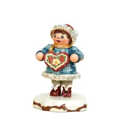 Hubrig, figurines pour enfant Village De Noël Miniature|Village De Noël Miniature, Fillette Et Gateau