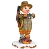 Hubrig, figurines pour enfant Village De Noël Miniature|Village De Noël Miniature, Chasseur