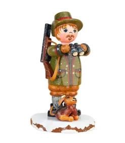 Hubrig, figurines pour enfant Village De Noël Miniature|Village De Noël Miniature, Chasseur