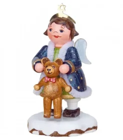 Hubrig, figurines pour enfant Village De Noël Miniature|Village De Noël Miniature, Figurine Ange Et Ourson
