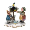 Hubrig, figurines pour enfant Village De Noël Miniature|Village De Noël Miniature, Grand-Mere Et Oiseaux