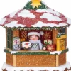 Hubrig, figurines pour enfant Village De Noël Miniature|Village Noël Miniature, Chalet Marche De Noël La Poste